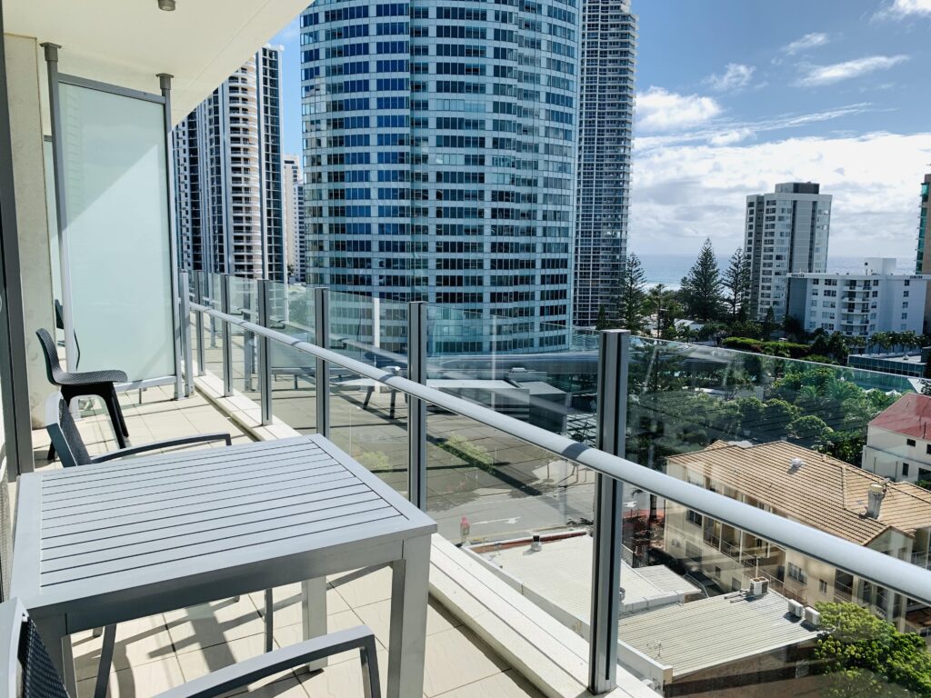 Wyndham Hotel Surfers Paradise:バルコニーからの景色