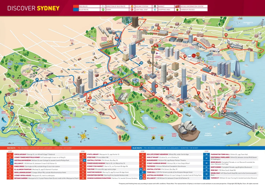 Sydney Bus Tours Official Leaflet