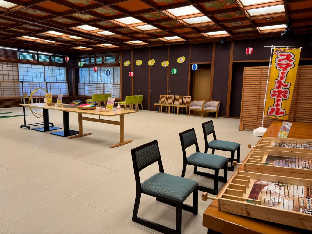 Kid-friendly indoor play space at Shuzenji Onsen Katsuragawa