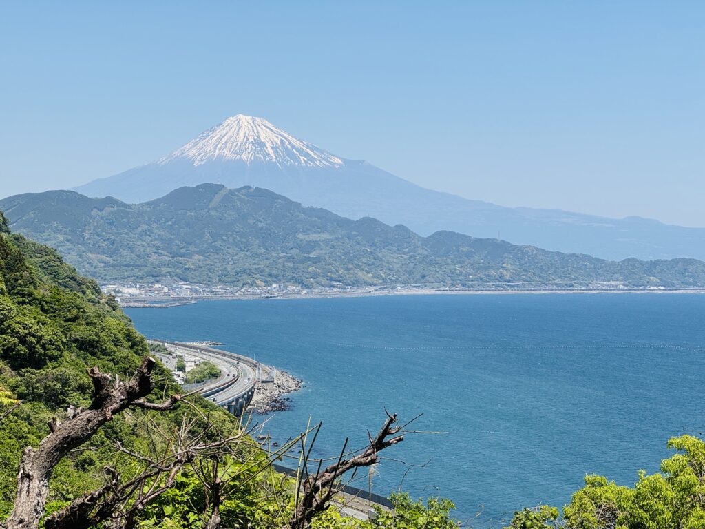 View along the Satta Pass trail from the Okitsu side
