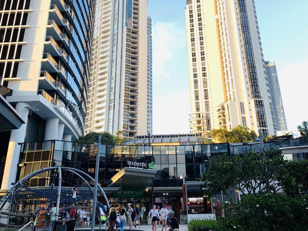 ゴールドコーストの中心部