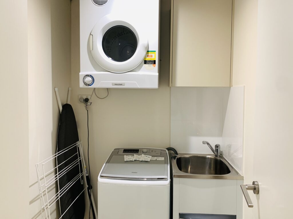 Wyndham Hotel Surfers Paradise:客室内の洗濯機&乾燥機