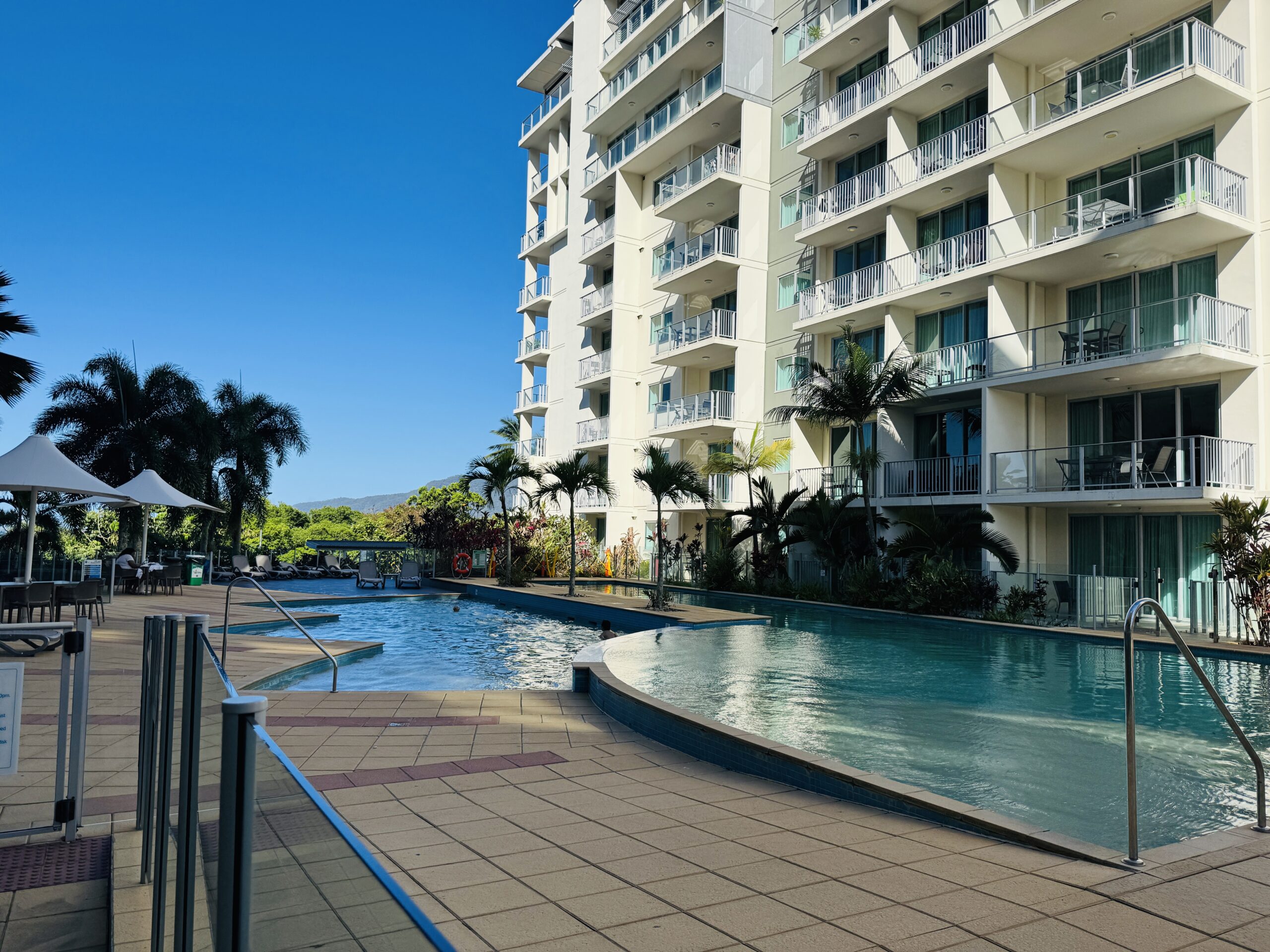 Guest-only pool within the grounds of Cairns Reefside Retreat